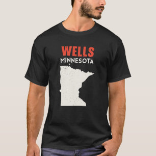 T-shirt Wells Minnesota USA State America Travel Minnesota