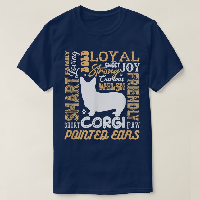 T-shirt Welsh Corgi Lovers (Design devant)