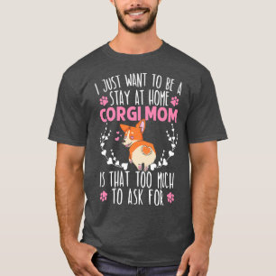 T-shirt Welsh Corgi Maman Amoureux des chiens Chiot Propri
