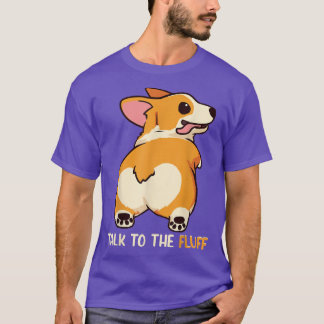 T-shirt Welsh Corgi parle au propriétaire du chien de boul