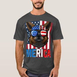 T-shirt Welsh Corgi Pembroke Merica 4 juillet Chien Amériq