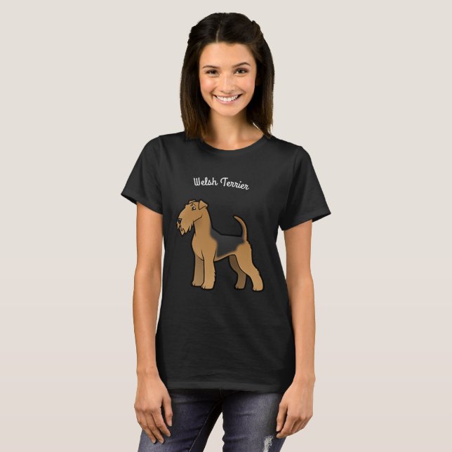 T-shirt Welsh Terrier (Devant entier)