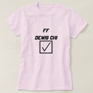 T-shirt Welsh Word ff dewis chi