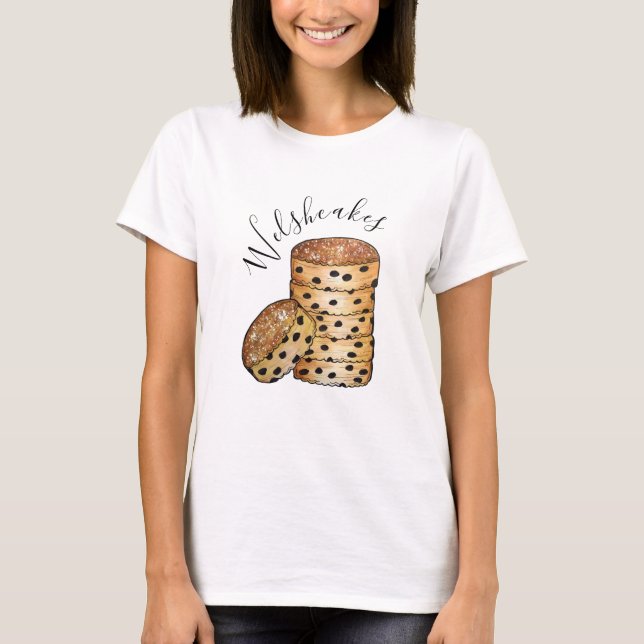 T-shirt Welshcakes Welshcakes Bakestones UK British Food (Devant)