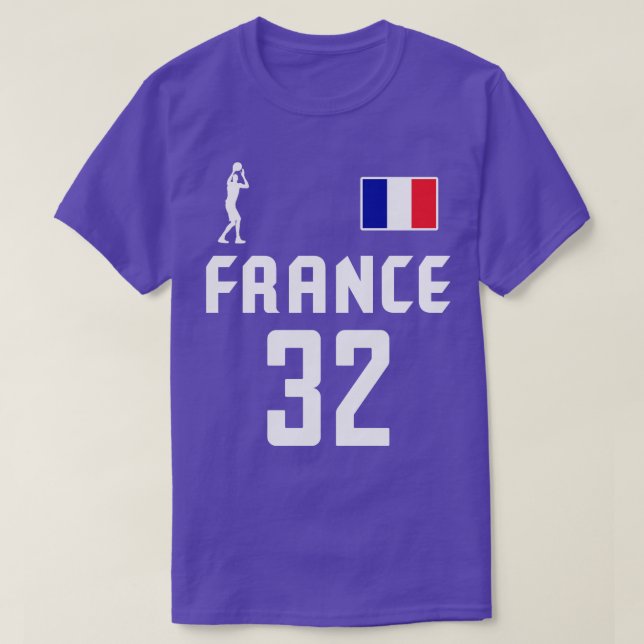 T-shirt Wembanyama France Jersey FrontBack (Design devant)