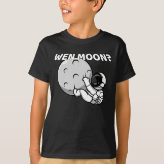 T-shirt Wen Moon ? - Mème d'astronaute en cristal drôle