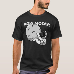 T-shirt Wen Moon ? - Mème d'astronaute en cristal drôle