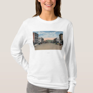 T-shirt Wenatchee, scène d'avenue de WashingtonWenatchee #