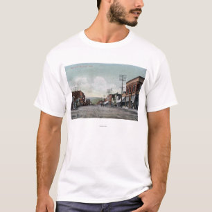 T-shirt Wenatchee, WashingtonView de rue principale
