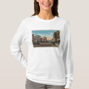 T-shirt Wenatchee, WAView d'avenue de Wenatchee