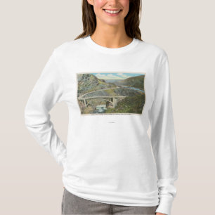 T-shirt Wenatchee, WAView du pont de rivière de Chelan