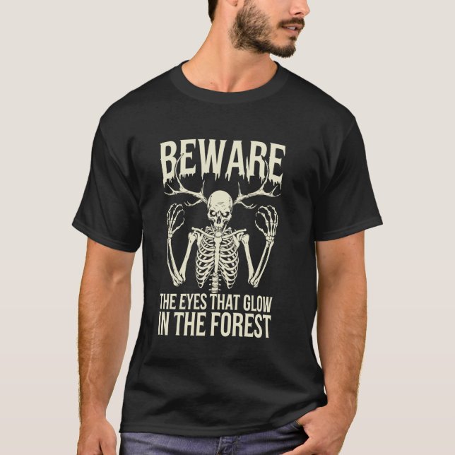 T-shirt Wendigo Cryptid Monster Folklore Evil Spirit Crypt (Devant)
