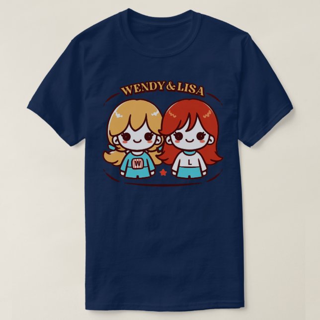 T-shirt Wendy Lisa Fan Design (Design devant)