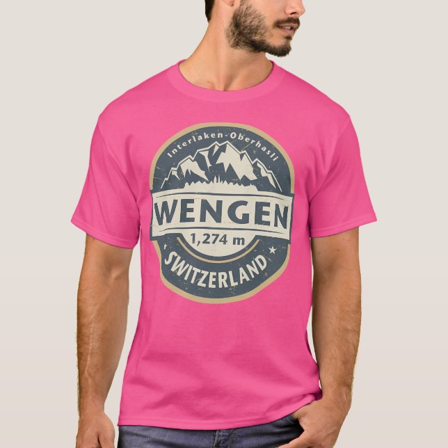 T-shirt Wengen Suisse active (Devant)