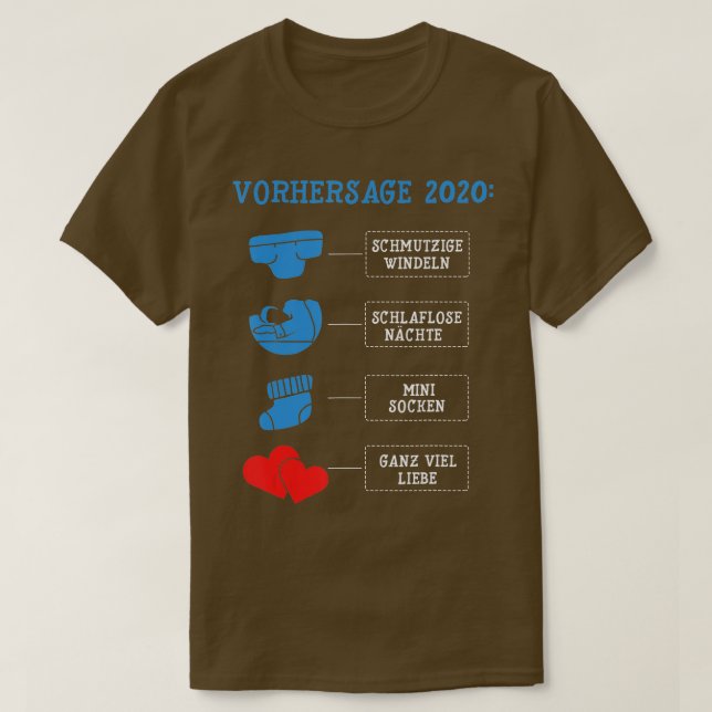 T-shirt Werdender Vater 2023 Dad Dad Fathers Day Gift  (Design devant)