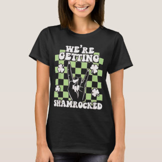 T-shirt We're Getting Shamrocked St Patricks Day Bachelore