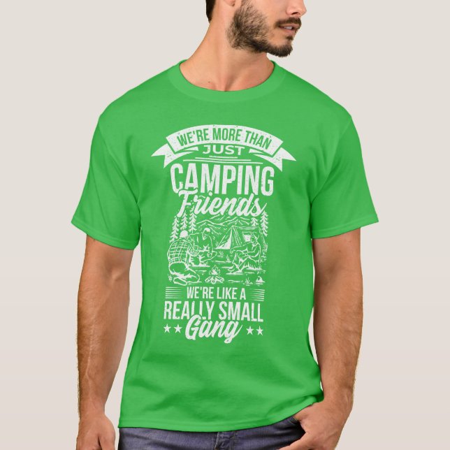 T-shirt Were Morehan Just Camping Friends girl (Devant)
