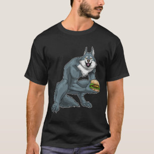 T-shirt Werewolf Halloween Burger