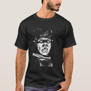 T-shirt Werewolf Lycrope Monster Horror Movie Fan