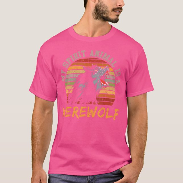 T-shirt Werewolf Pleine lune Werewolf (Devant)