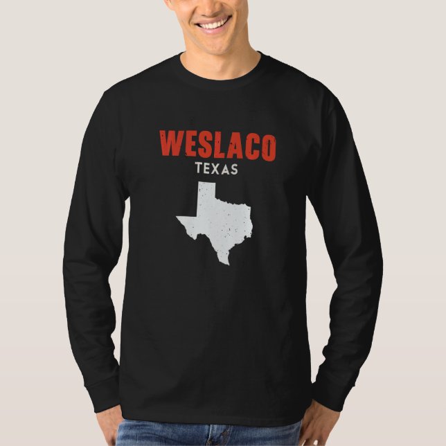 T-shirt Weslaco Texas USA State America Travel Texan (Devant)