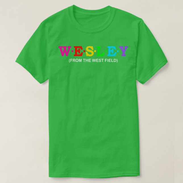 T-shirt Wesley Du West Field (Design devant)