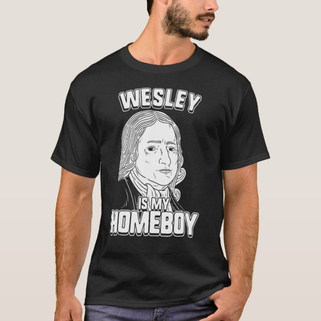 T-shirt Wesley Est Mon Pote  John Wesley Tee (Devant)