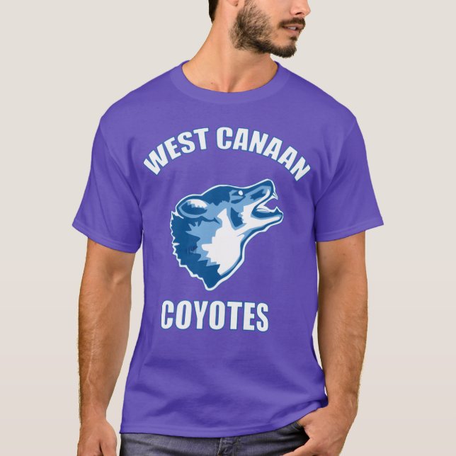 T-shirt West Canaan Coyotes retro (Devant)