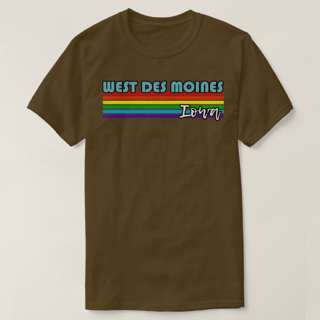 T-shirt West Des Moines Iowa Pride West Des Moines LGBT Gi (Design devant)