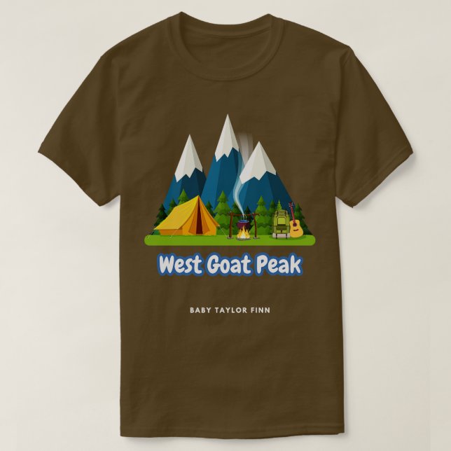 T-shirt West Goat Peak (Design devant)