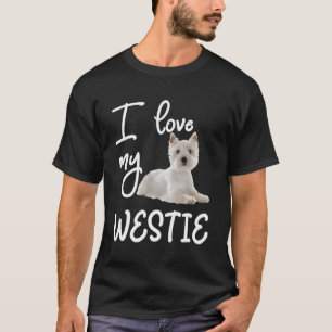 T-shirt West Highland Terrier J'adore mon Westie