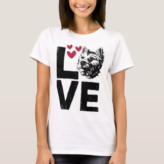 T-shirt West Highland White Terrier – Amour de chien Westi
