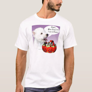 T-shirt West Highland White Terrier Halloween Candy