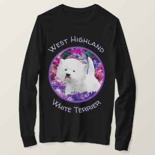 T-shirt West Highland White Terrier Peinture Dog Art