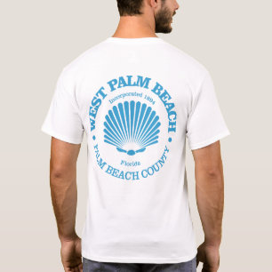 T-shirt West Palm Beach (coquillage)