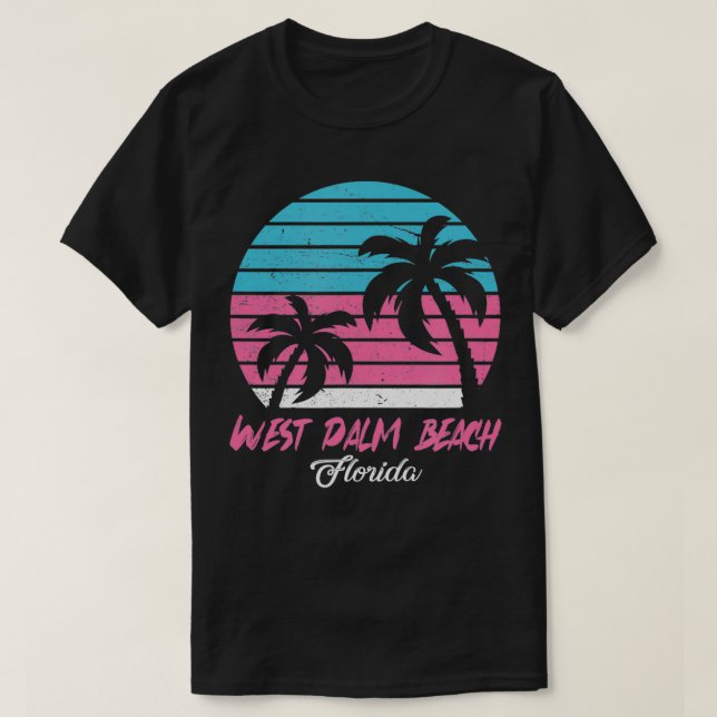 T-shirt West Palm Beach Souvenir Floride Rappel (Design devant)