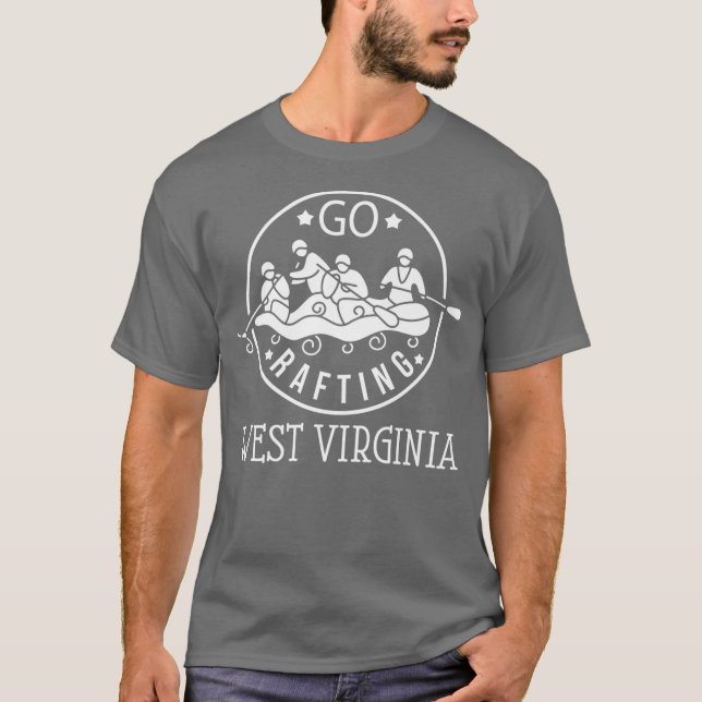 T-shirt West Virginia Whitewater Rafting Premium (Devant)