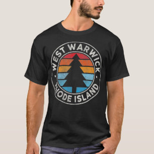 T-shirt West Warwick Rhode Island RI Vintage Graphisme Ret