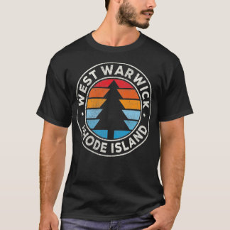 T-shirt West Warwick Rhode Island RI Vintage Graphisme Ret
