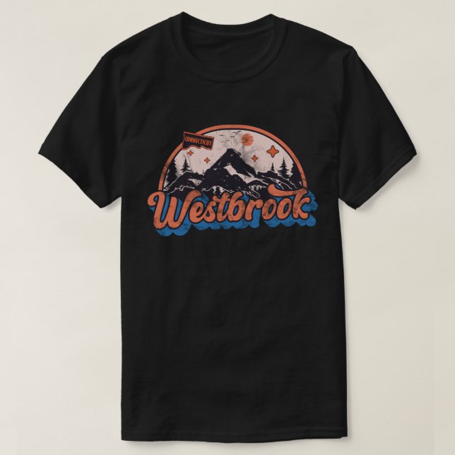 T-shirt Westbrook, Connecticut (Design devant)