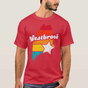 T-shirt Westbrook Maine Vintage Souvenir déshabillé 2