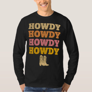 T-shirt Western Country Southern Girl Vintage Howdy Rodeo