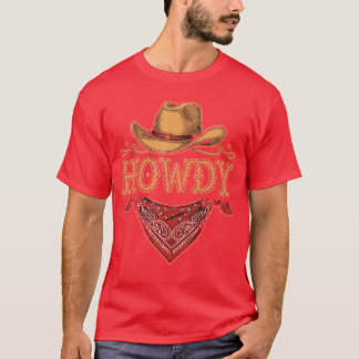 T-shirt Western Cowboy Birthday Howdy Party Cowboy friends