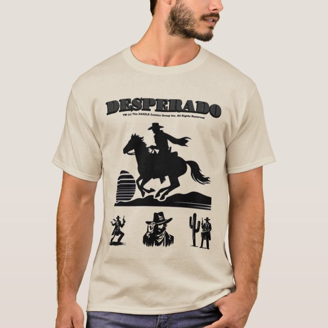 T-Shirt Western DESPERADO (Devant)