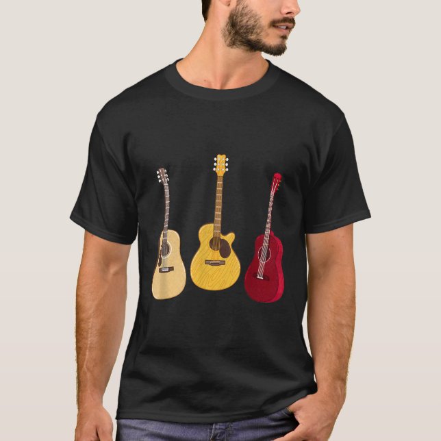 T-shirt Western Legend Rock And Roll Music Guitar (Devant)