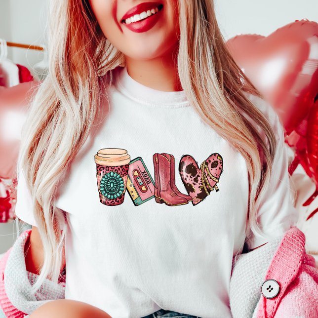 T-shirt Western Love Valentine (Créateur téléchargé)