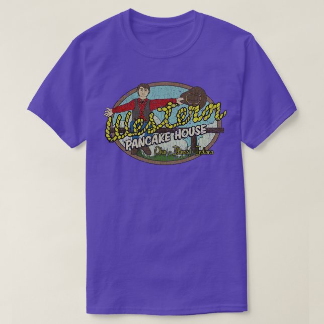 T-shirt Western Pancake House 1968 (Design devant)
