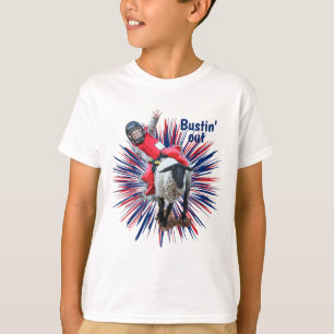 T-shirt Western Rodeo Cowboy Cowgirl Mutton Buston