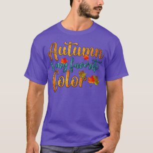 T-shirt Western Thanksgiving Automne L'Automne Est Ma Co P
