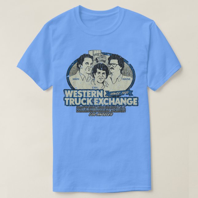 T-shirt Western Truck Exchange Los Angeles (Design devant)